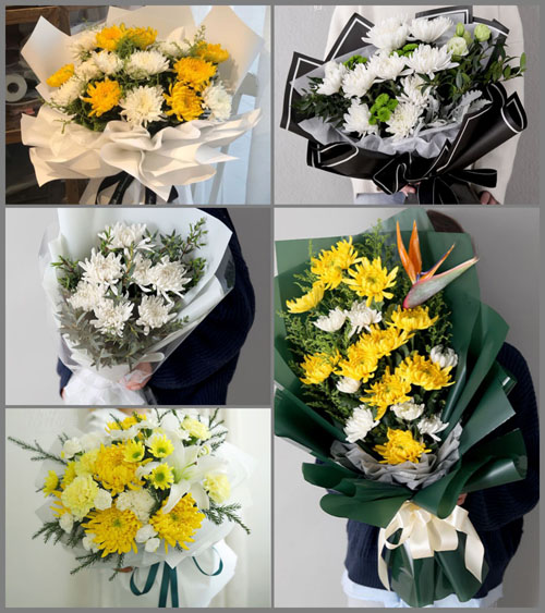 四川成都彭州市葛仙山镇百顺村白事花束代送